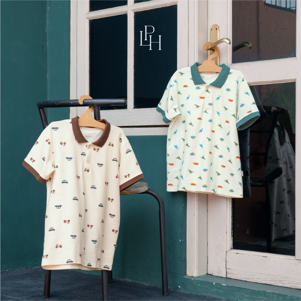 Printed Polo Shirt / Polo anak laki /Polo Print anak