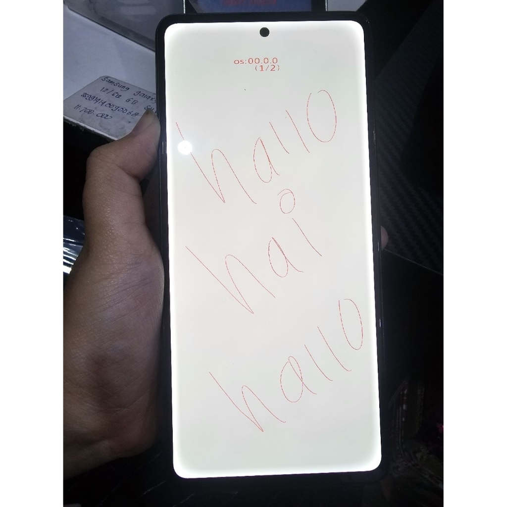 LCD SAMSUNG GALAXY A72 ORIGINAL SAMSUNG 100% WITH FRAME(MINUS SHADOW TIPIS)