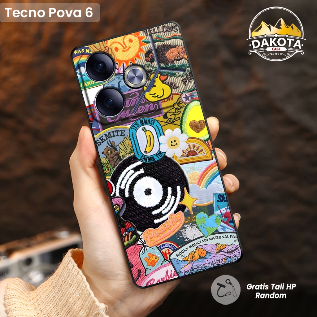 Case hp Tecno Pova 6 Silikon Softcase Motif Vintage | Casing Tecno Pova 7 4G | Tecno Pova 7 5G | Cas