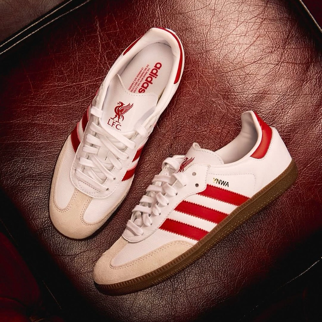 Adidas samba liverpool fc white red (Resmi ADIDAS)