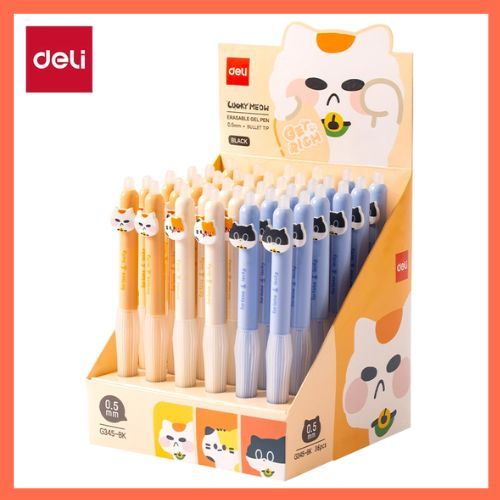 Deli Pena Erasable Gel Pen EG345-BK Black/pcs