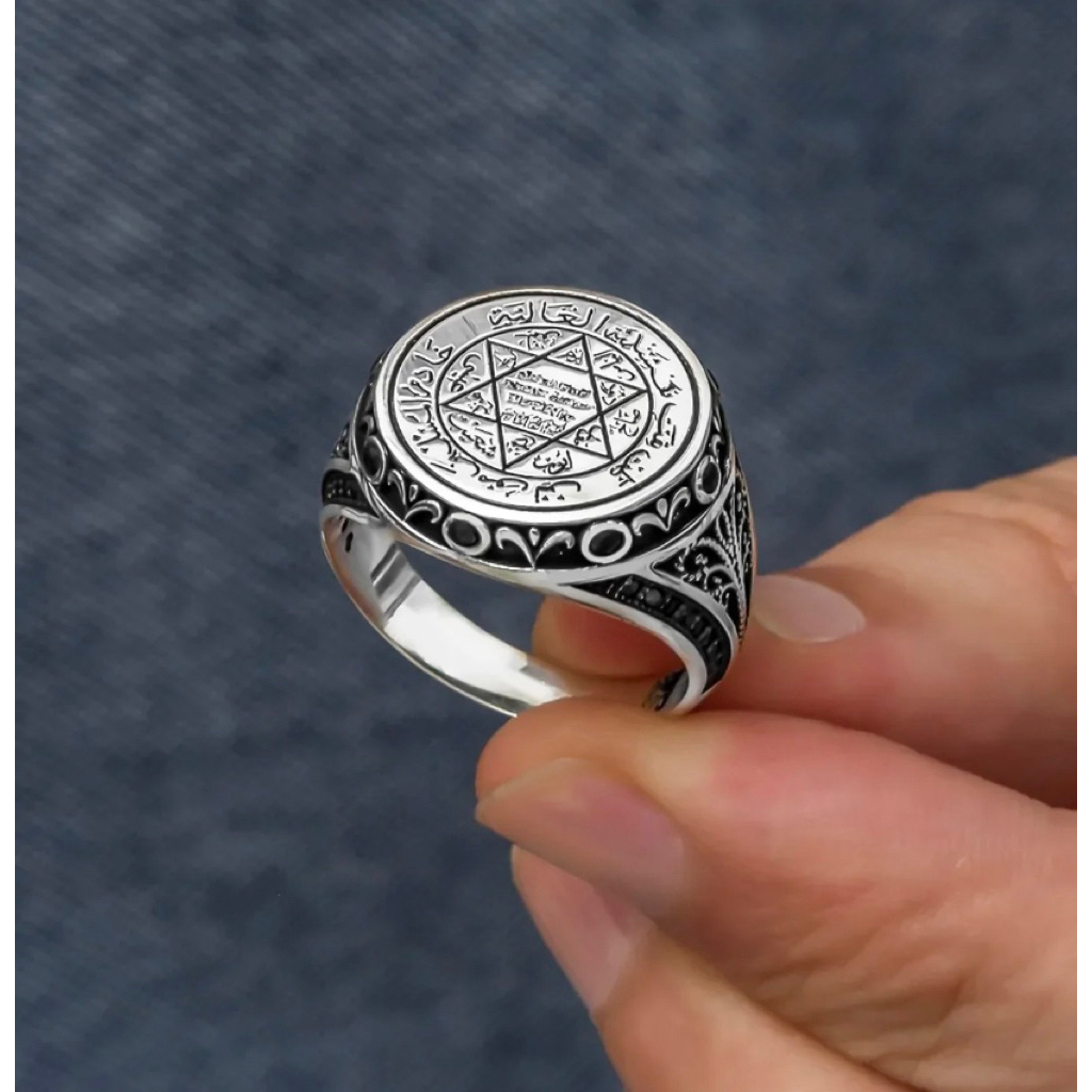 Cincin Akik King Sulaiman Bahan Silver s925 ORIGINAL Turkey