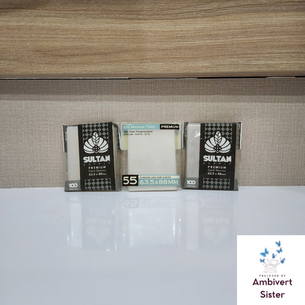 [ BARU ] Premium Card Sleeve Kartu Trading Card Game TCG Pokemon Board Game Magic of The Gathering M