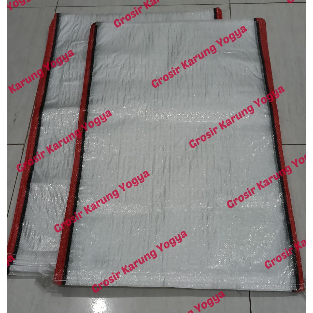 Karung Beras 50 kg transparan isi 50 lembar
