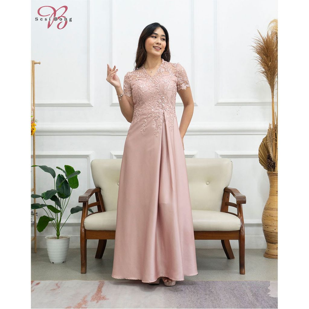 Gaun Pesta 3098 Dusty Pink