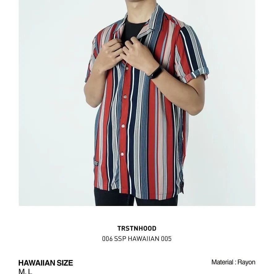 TORSTEIN - 006 SSP HAWAIIAN 005 - Kemeja rayon
