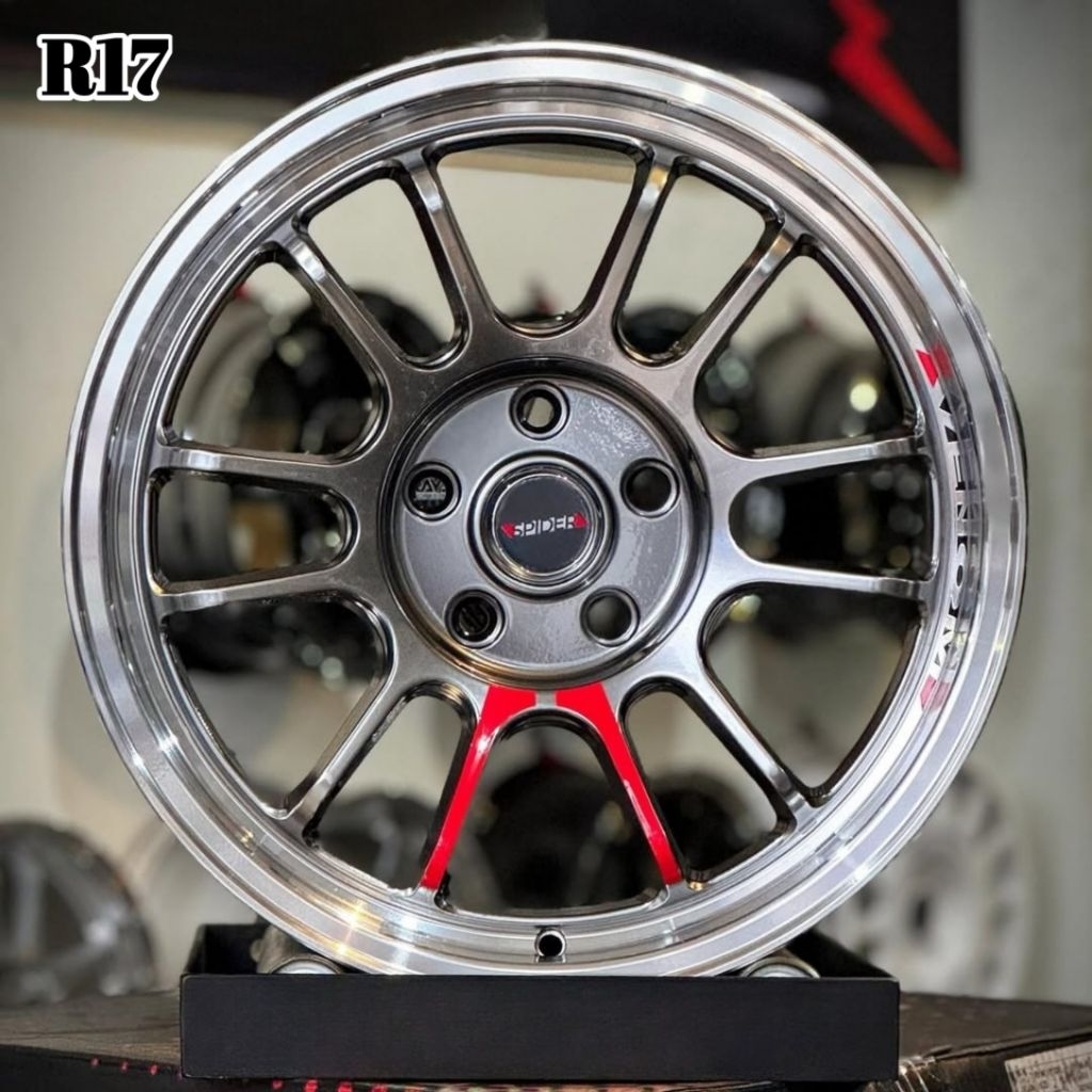 velg mobil ring 17 VENOM 5 FLOW FORMING lebar 8 ET 35 velg r17 xpander innova rush terios xpander hr