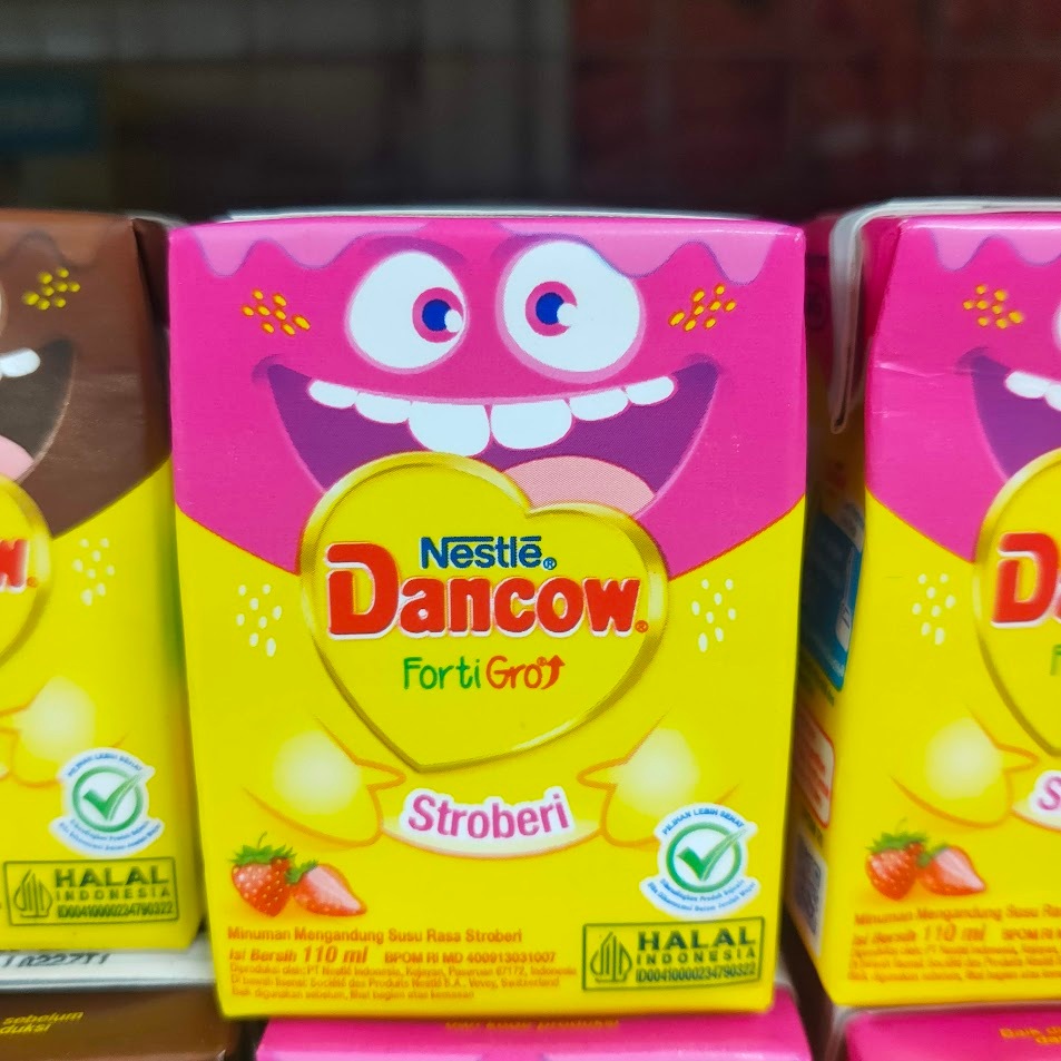 Dancow Fortigro Susu UHT Coklat / Vanila / Stroberi 110ML Langsung Minum