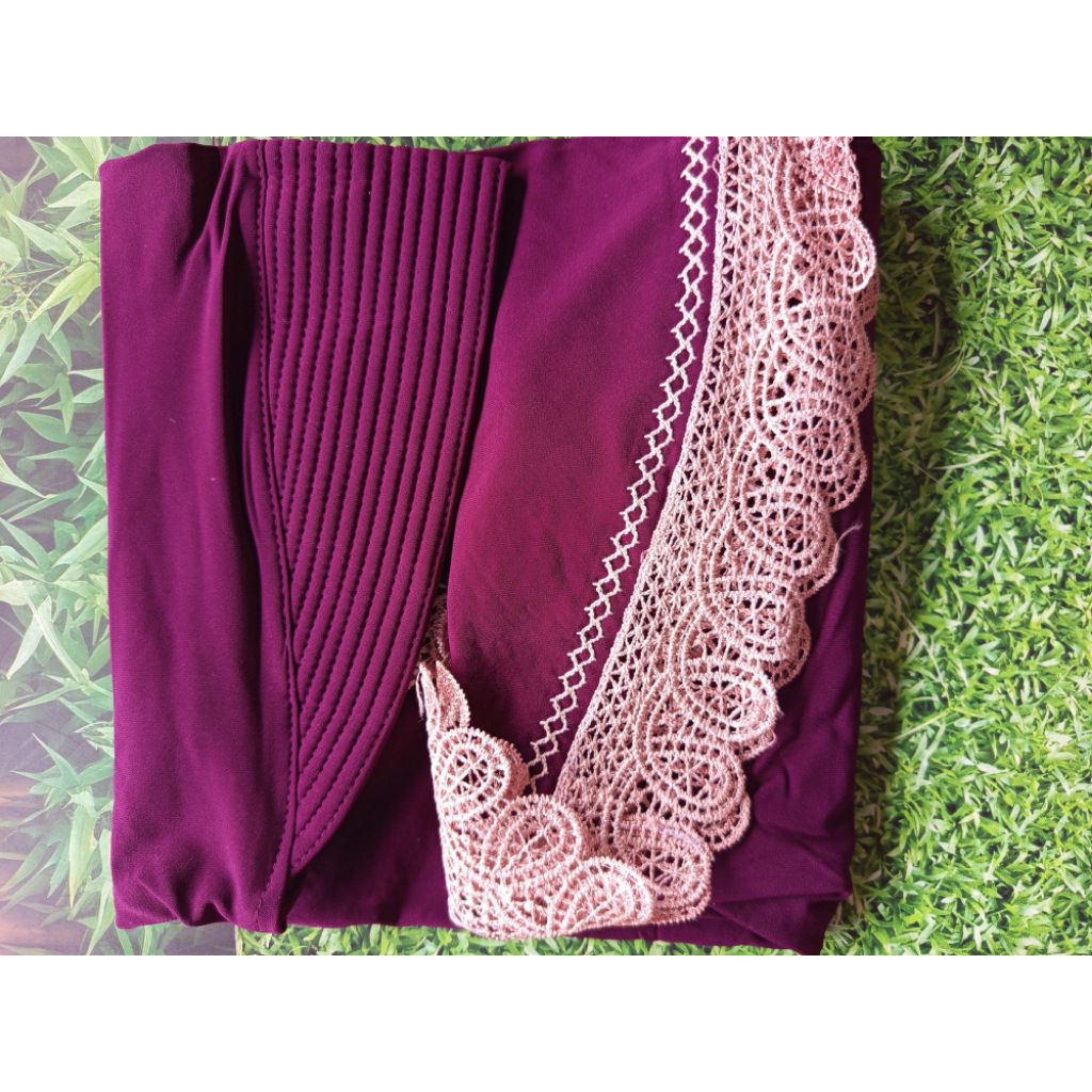 Jilbab Sorong Renda by Billy Scarf