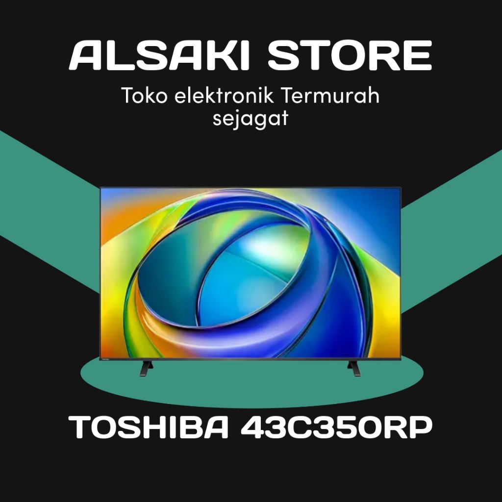 TOSHIBA 43C350RP/43C350 4K SMART TV VIDAA 2025 Series 43 inch