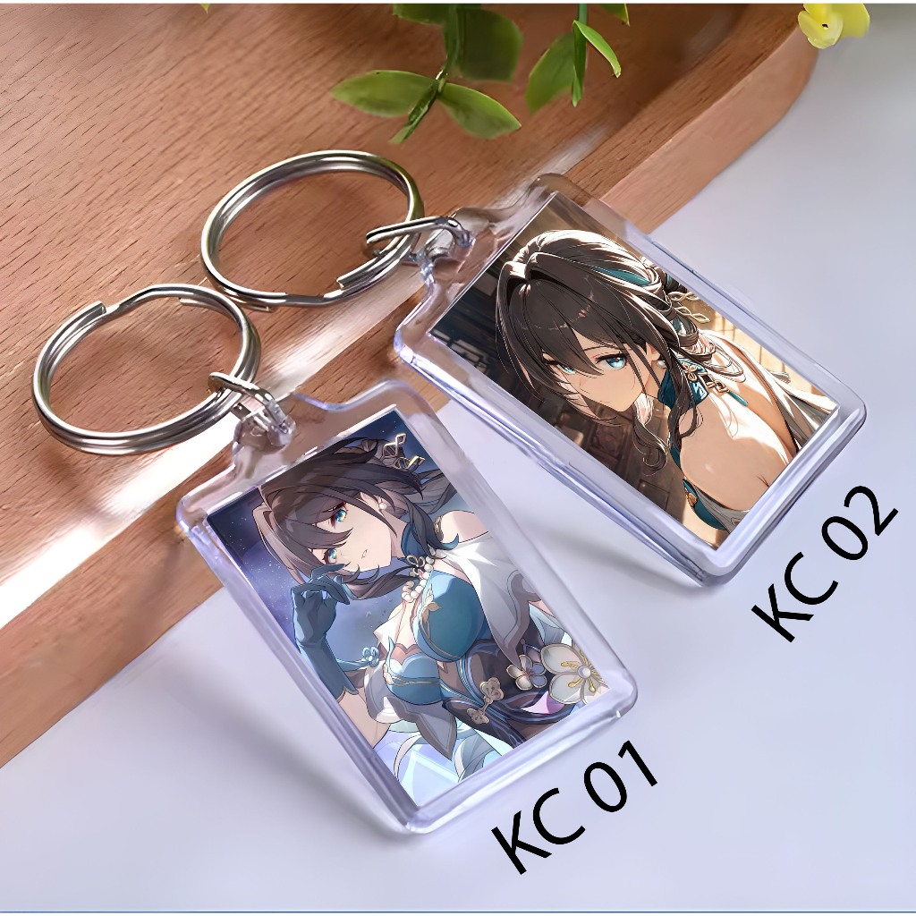 Keychain ruan mei,kafka honkai star rail  - Gancihonkai star rail  - Gantungan Kunci - ruan mei,kafk