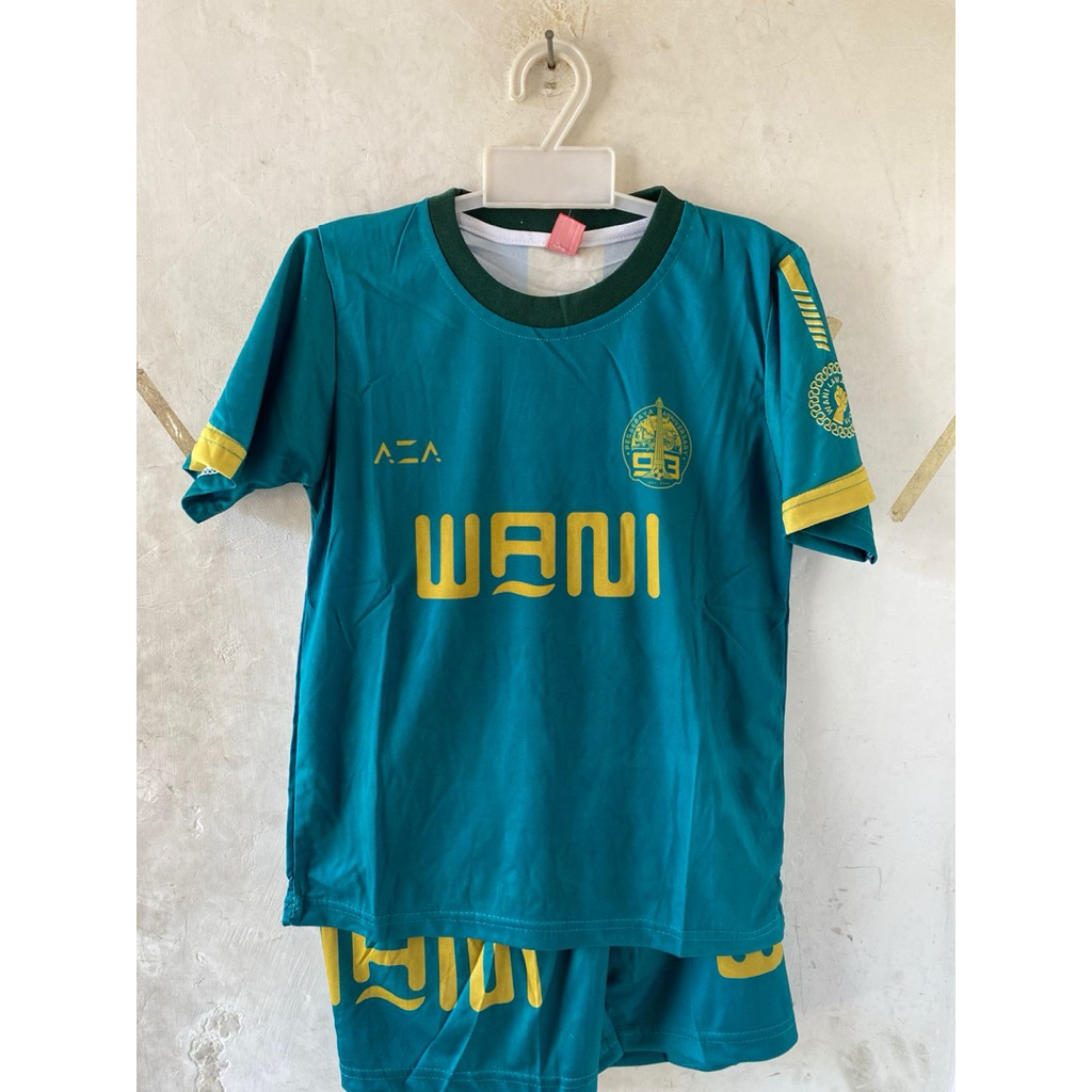 (size 16) setelan jersey anak persebaya hijau 93 printing