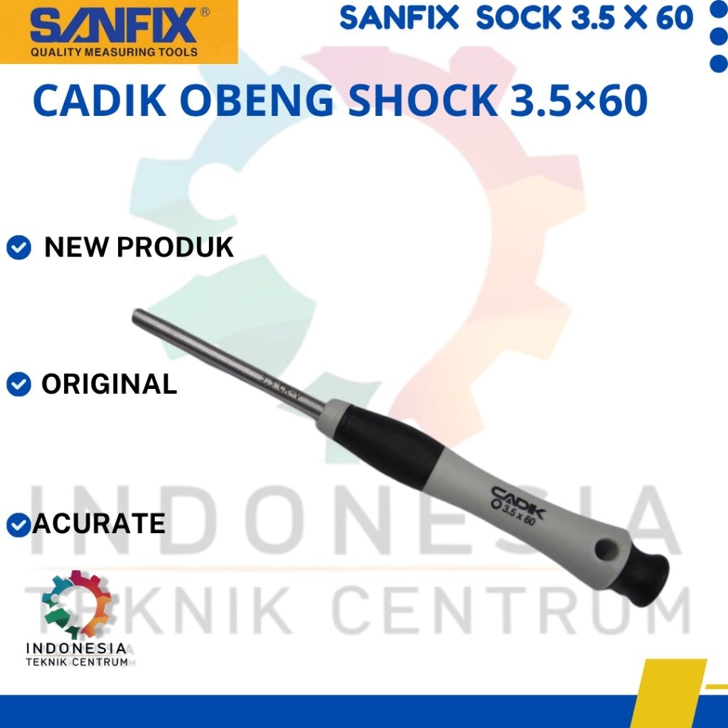 Cadik obeng shock 3.5×60