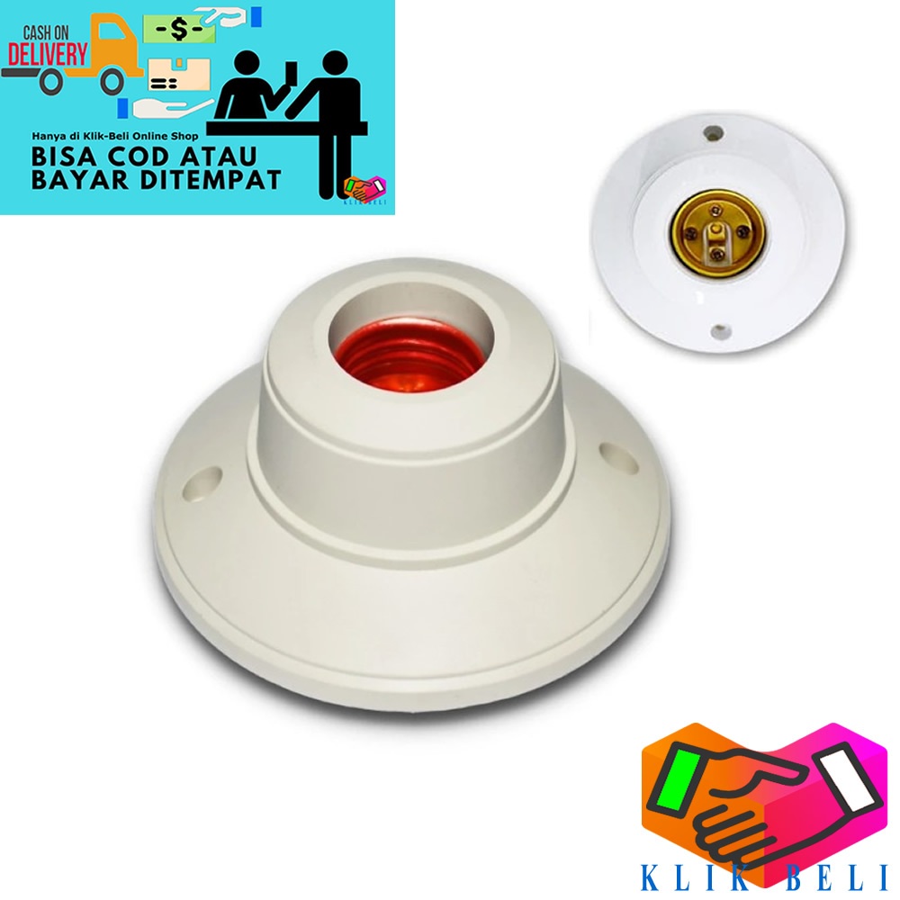 Fitting Plafon Bulat Besar Fiting Lampu E27