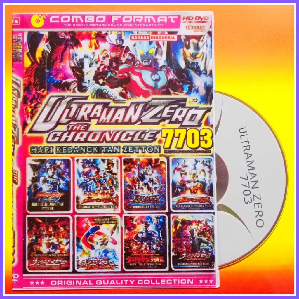 Kaset Film Kartun Anak Koleksi ULTRAMAN ZERO Vol.7703 Pilihan Terbaru Bahasa Indonesia
