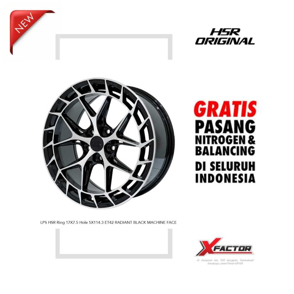 VELG MOBIL HSR R17 HSR LPS R17X7.5 H 5X114,3 ET42