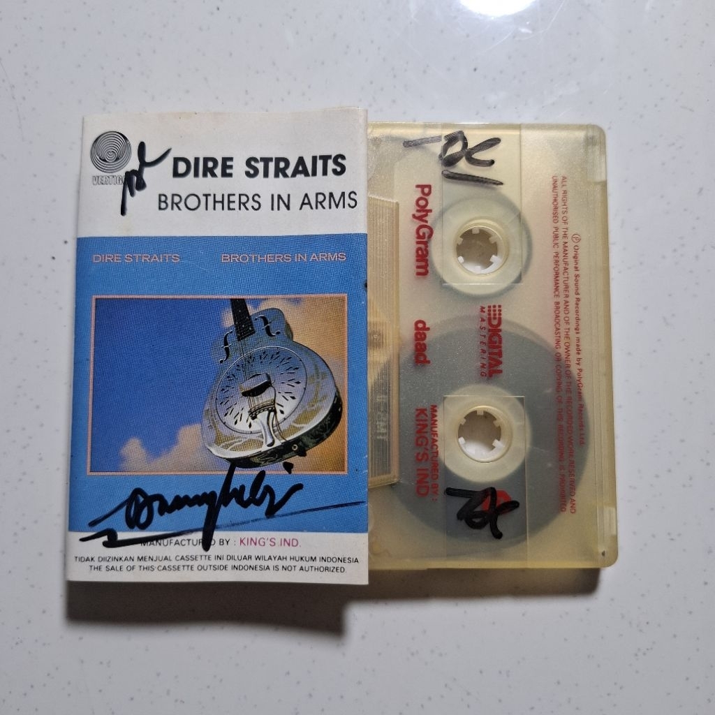Kaset Pita Band Dire Straits - Brother In Arms