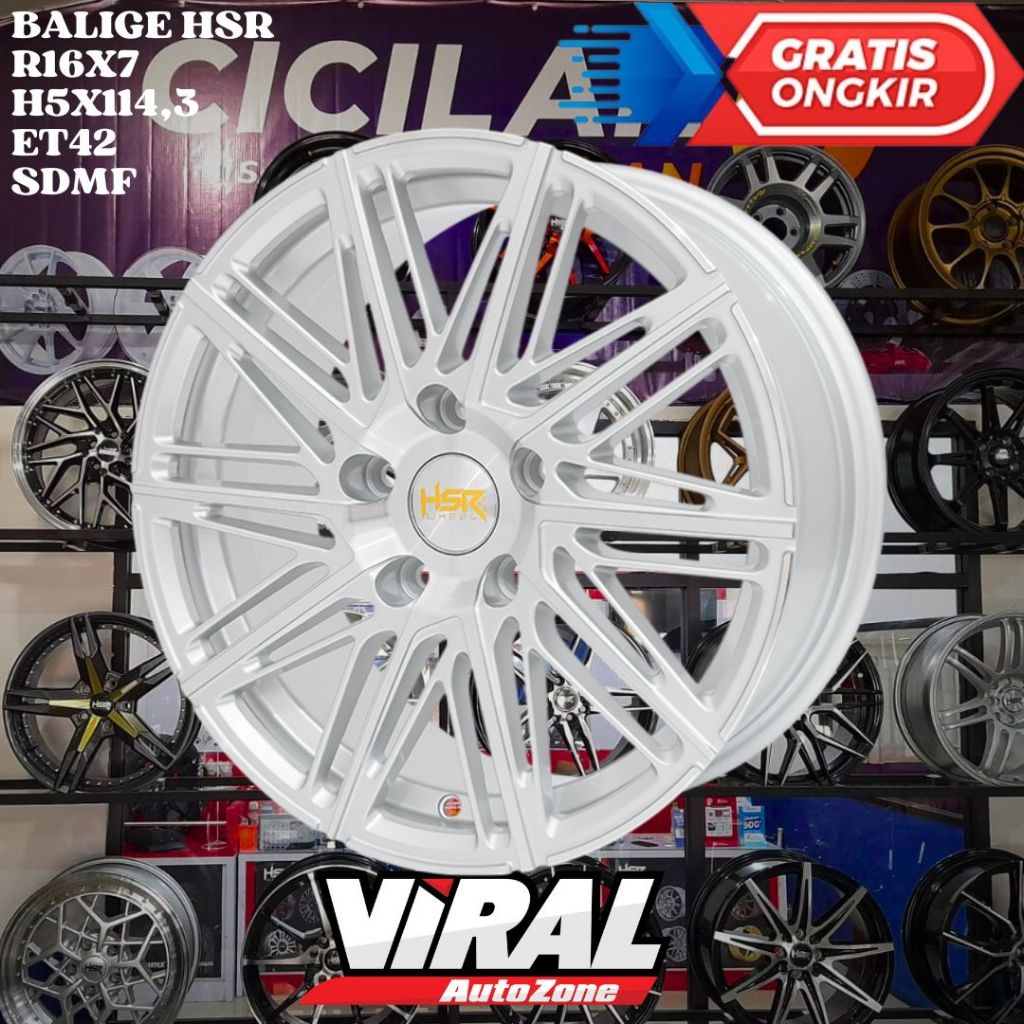 Velg Mobil Stargazer, Biante, Serena, Nav1, Ring 16 HSR BALIGE R16 Murah