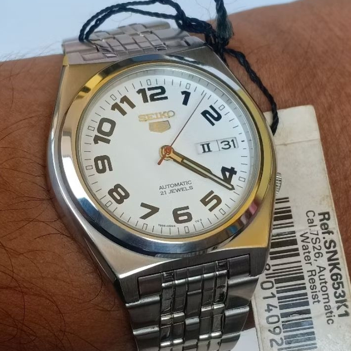 Seiko 5 snk653k1 automatic 21 jewels bekas