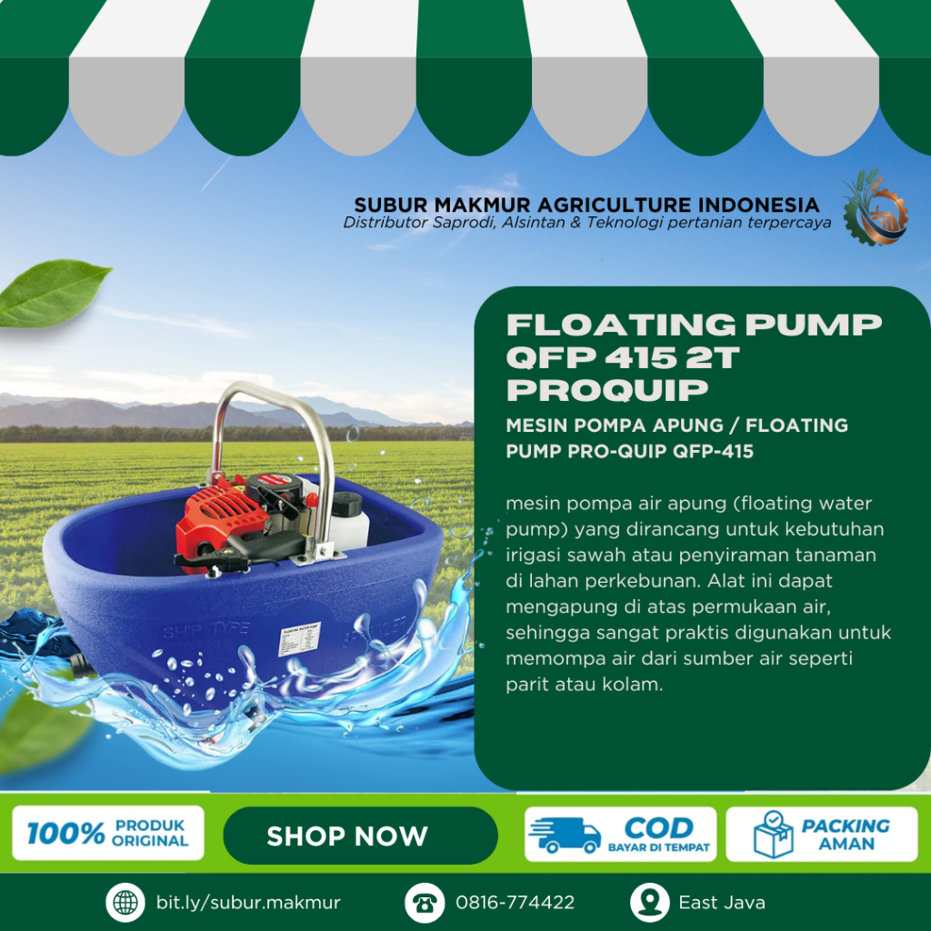 FLOATING PUMP QFP 415 2T PROQUIP