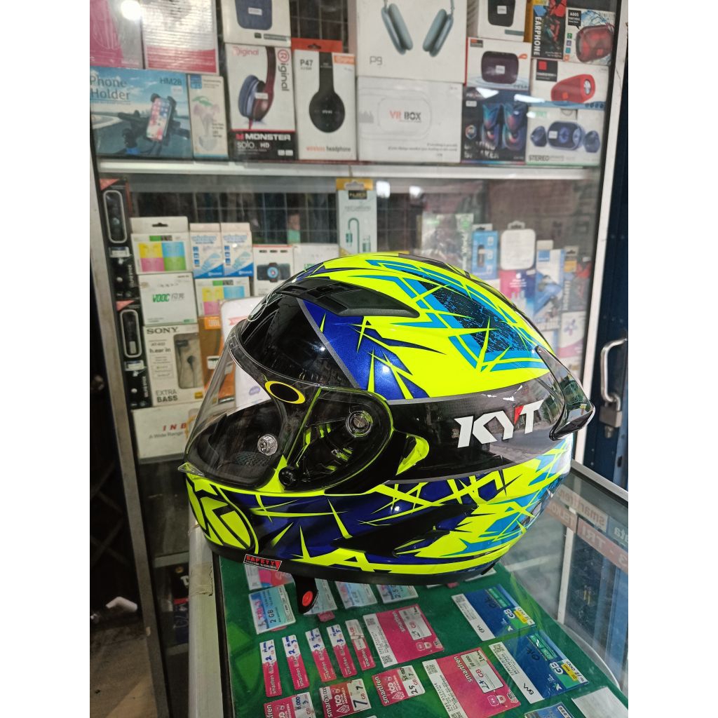 KYT Falcon FR Spike Yellow (second)