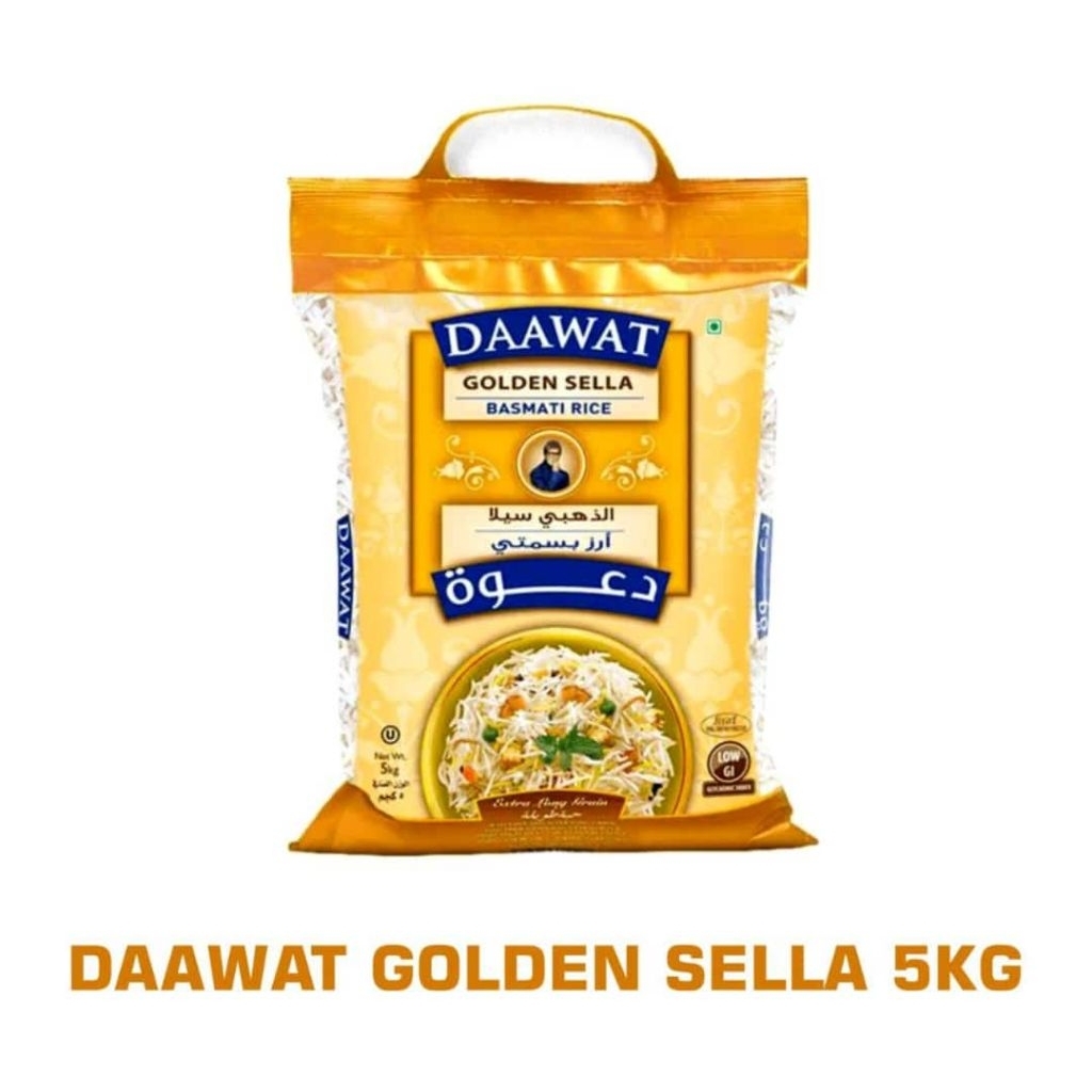 Beras Basmati Daawat Golden Sella 5kg REPACK