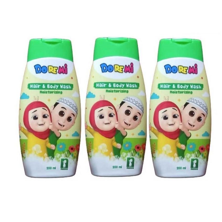 DOREMI HAIR & BODY WASH BOTOL 200 ML