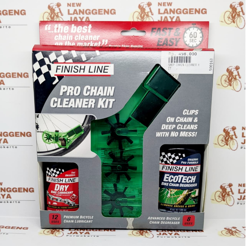 Finish Line Alat Pembersih dan Pelumas Sepeda Pro Chain Cleaner Kit