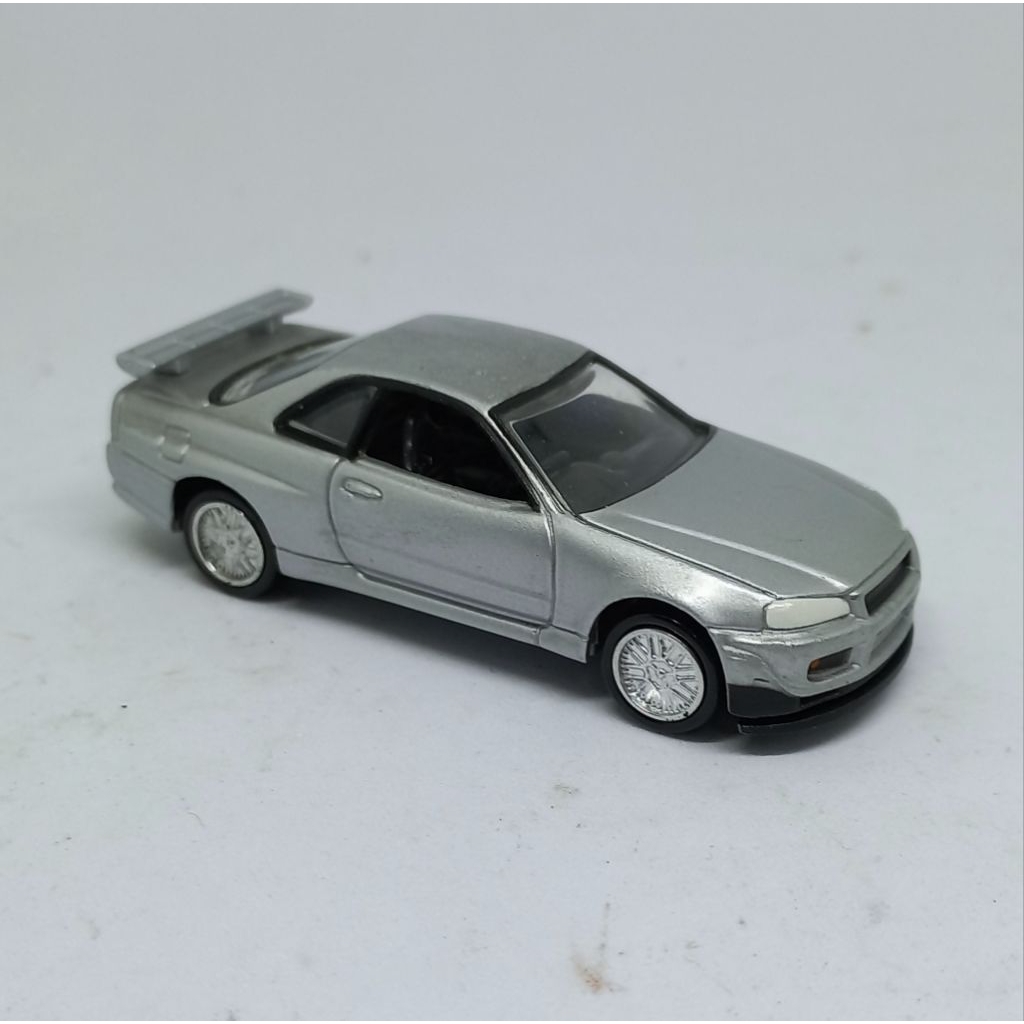 johnny lightning 00 nissan skyline gt-r (bnr34) r34 import heat loose diecast 1/64 no mulus (t)