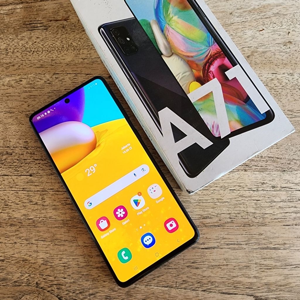 SAMSUNG A71 8/128GB SEIN HP Second Murah