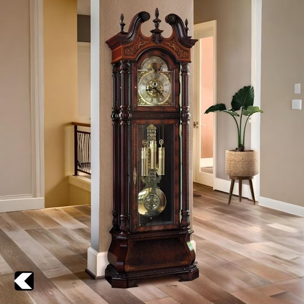 LEMARI JAM HIAS MINIMALIS KLASIK LEMARI HIAS KAYU JATI LEMARI HIAS RUANG TAMU