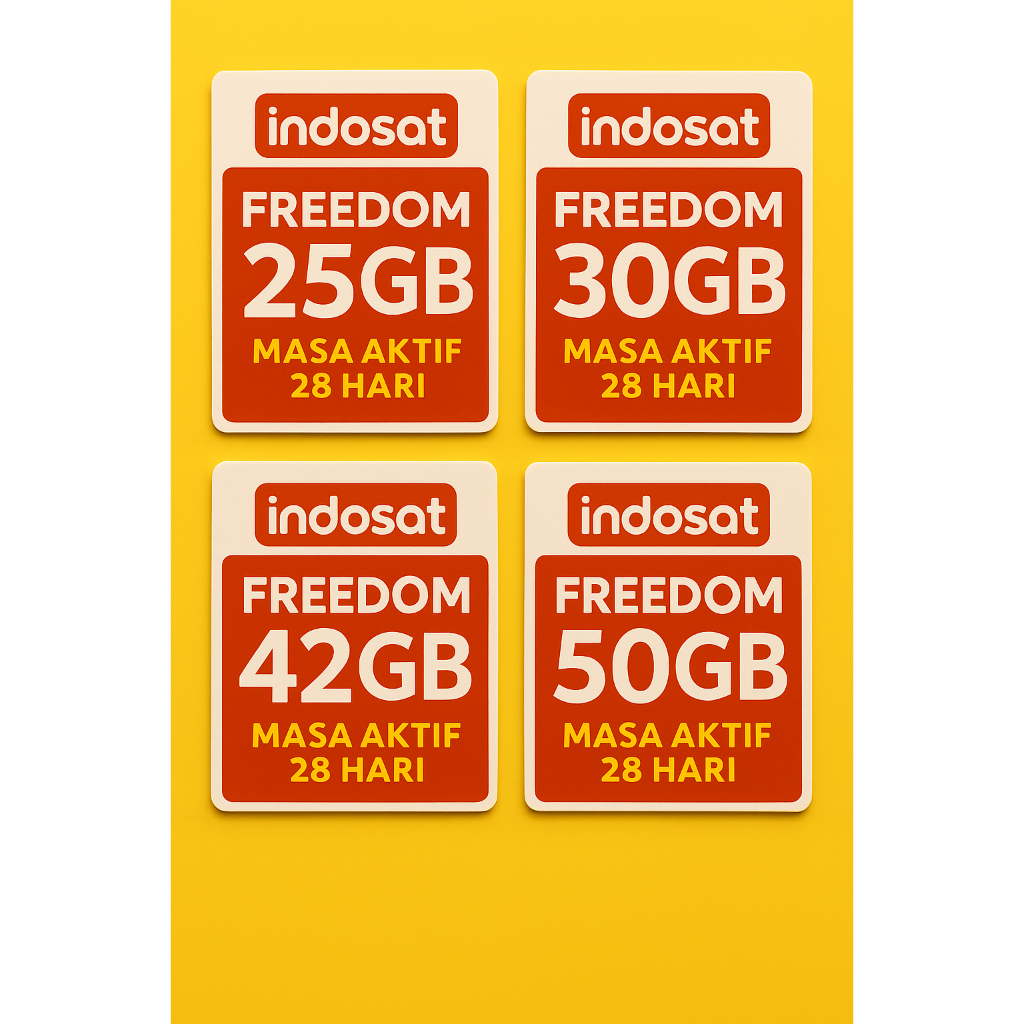 [PROMO] PAKET DATA INDOSAT DATA FREEDOM INTERNET
