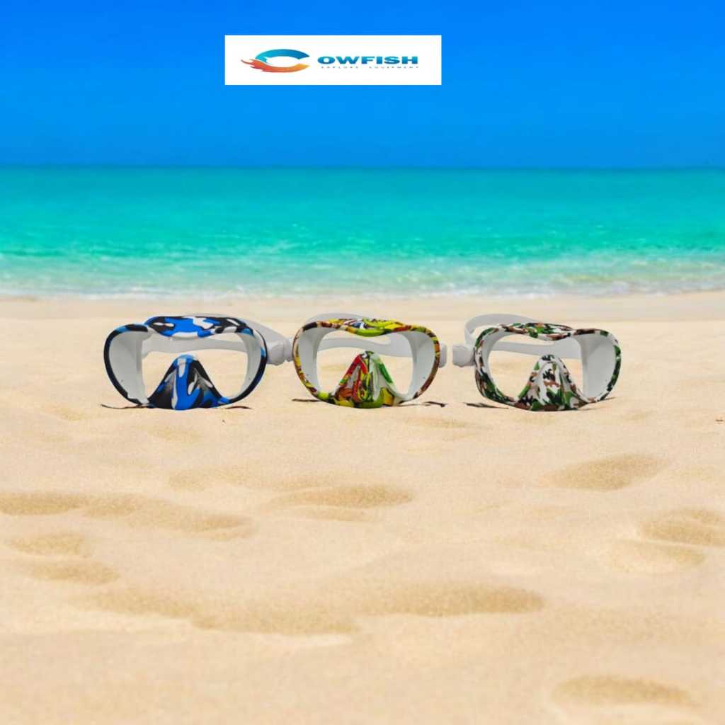 COWFISH Kacamata Selam Dewasa Snorkel Mask Peralatan Menyelam Masker Diving M1