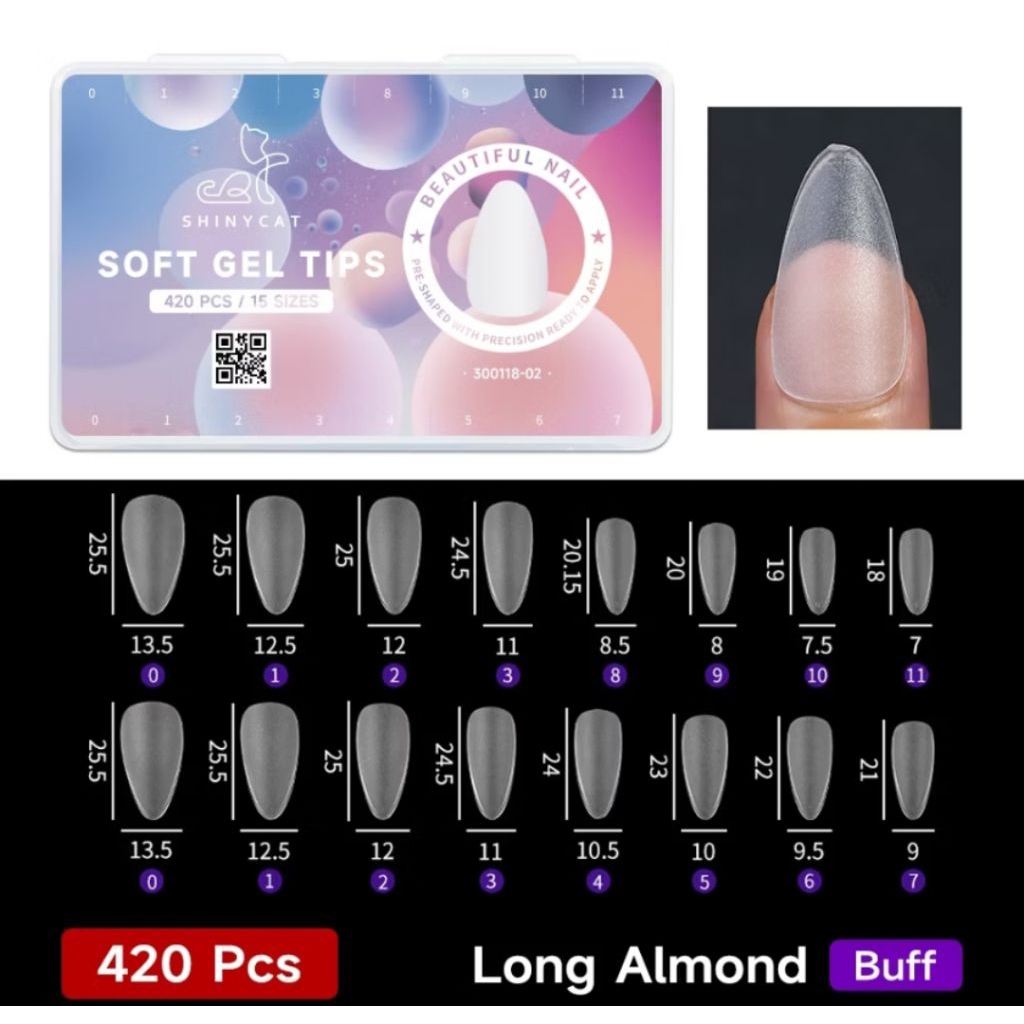 Long Almond 420pcs