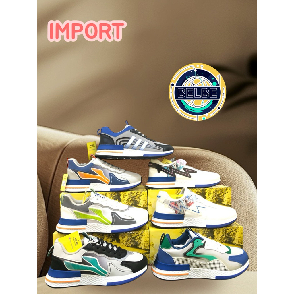 sepatu belbe Snaekers pria sport