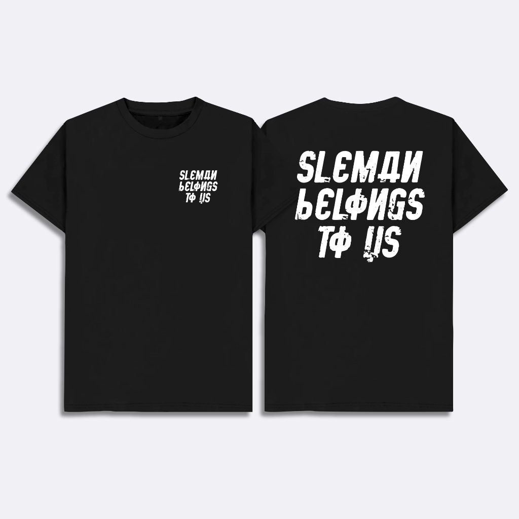 Kaos Sleman Belong To Us Kaos Suporter PSS Sleman Baju Tshirt Bola Cotton Combed