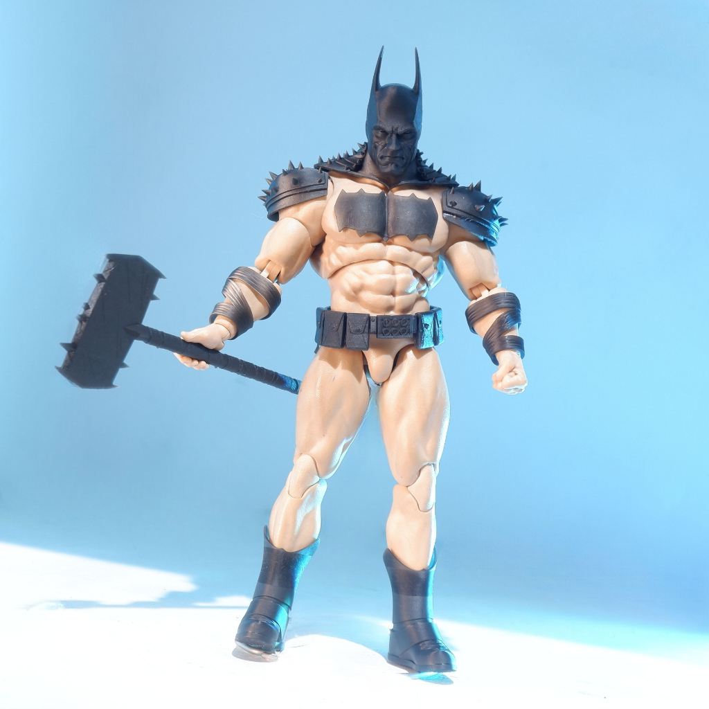 Absolute Batman Armor Kit untuk kitbash Action Figure Muff toys ADAM
