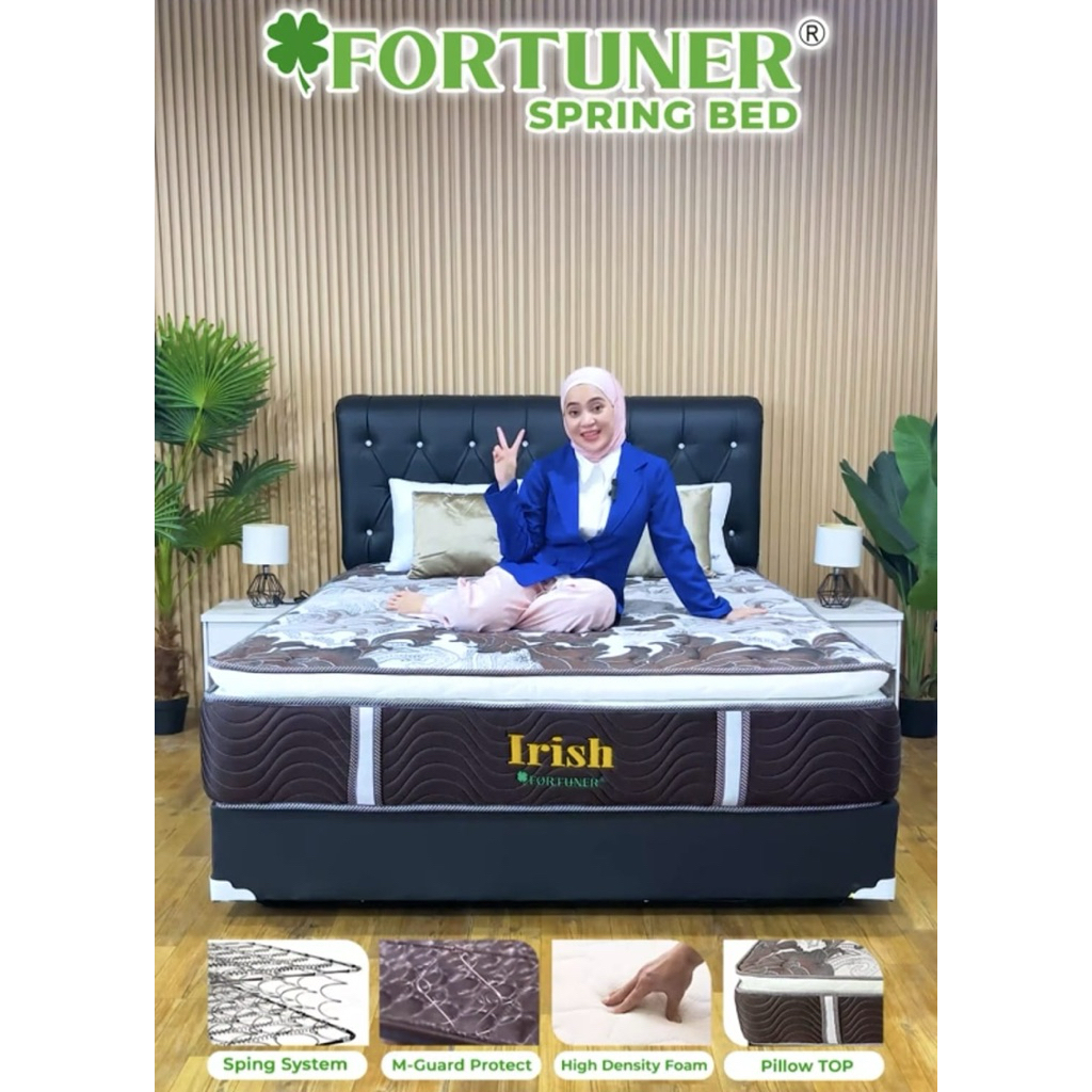 ( Pre Order ) SPRINGBED FORTUNER IRISH PILLWOTOP