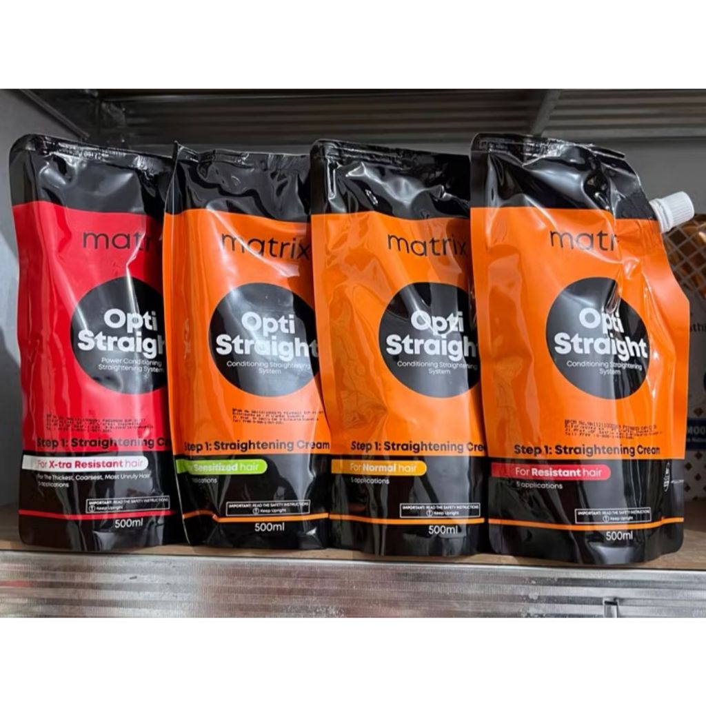 MATRIX OPTI STRAIGHT STEP 1 STRAIGHTENING CREAM - 500ML // JSELECTIV X JHON KOSMETIK // Obat Pelurus