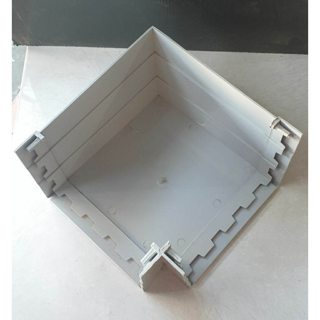 Sambungan L , siku , belokan , knee talang kotak besar 220, maspion