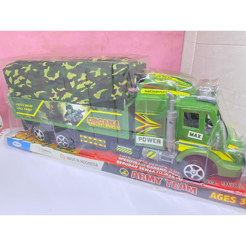 MAINAN MOBIL TRUCK MILITER TRUCK ARMY NO.9680