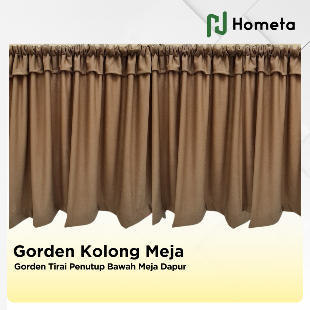 GORDEN / HORDENG untuk Kolong Meja Dapur Gordyn Tirai Penutup Bawah Meja Dapur Motif dan Polos
