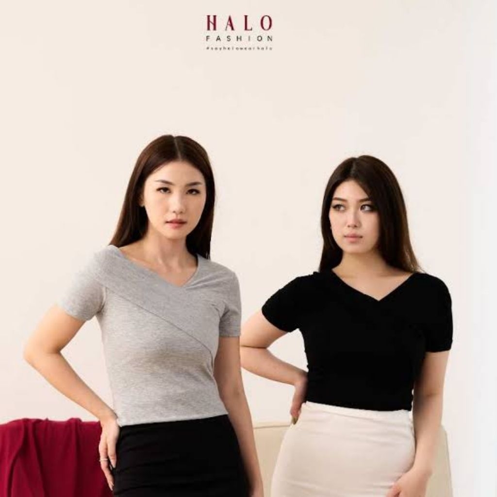 Jacquelyn One Shoulder Crop Top Korean Style