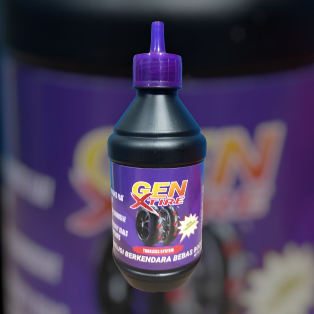 GEN X Cairan ban tubeless Anti bocor /Cairan ban motor  mobil