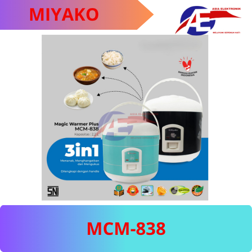 Rice Cooker Miyako MCM-838 | Rice Cooker Analog