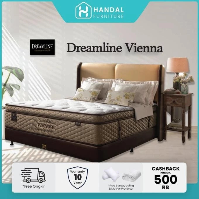 Dreamline Set Spring Pocket Latex Vienna 180x 200x32cm Medium batam