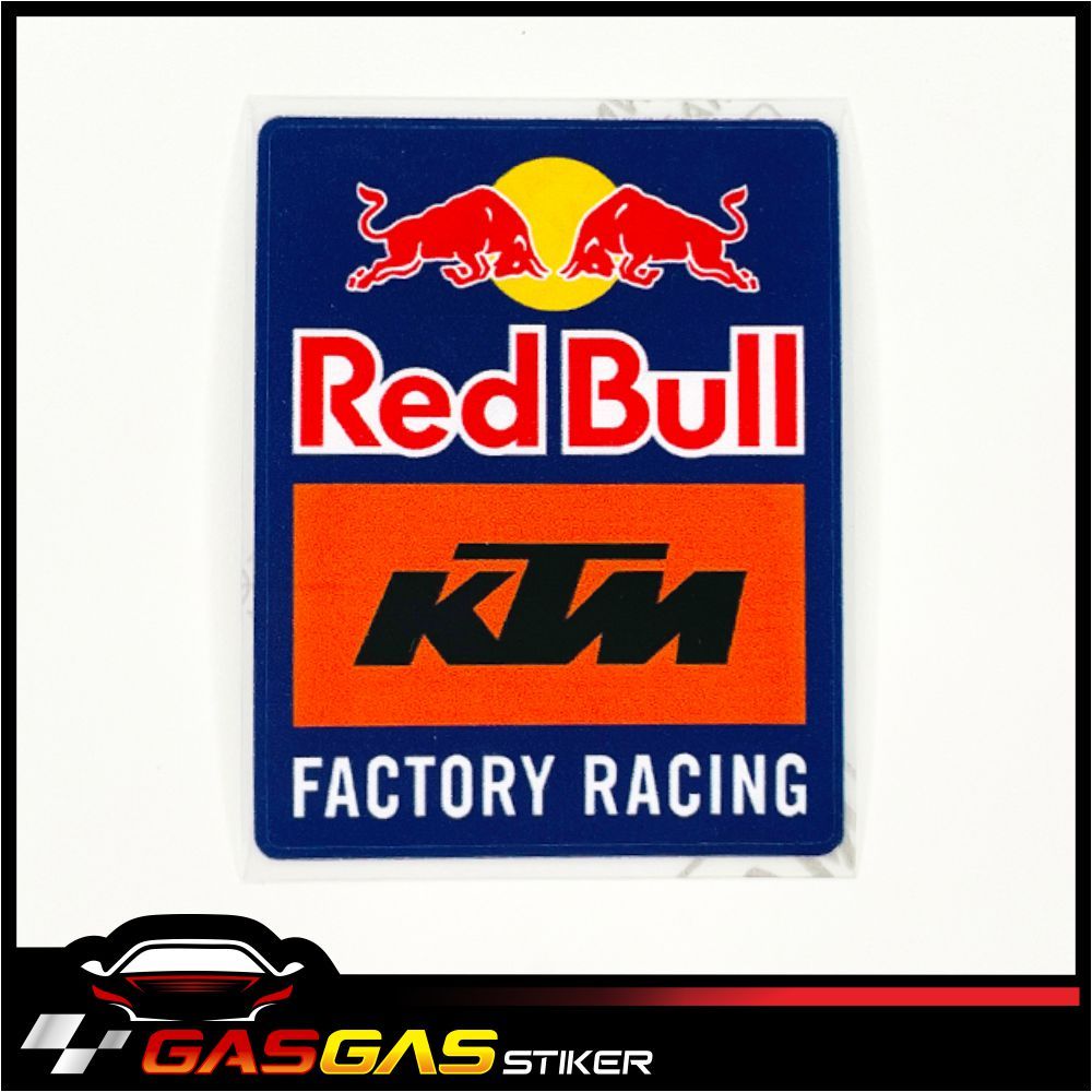 Stiker RED BULL | KTM | FACTORY RACING | Sticker Sponsor Racing Kualitas Premium
