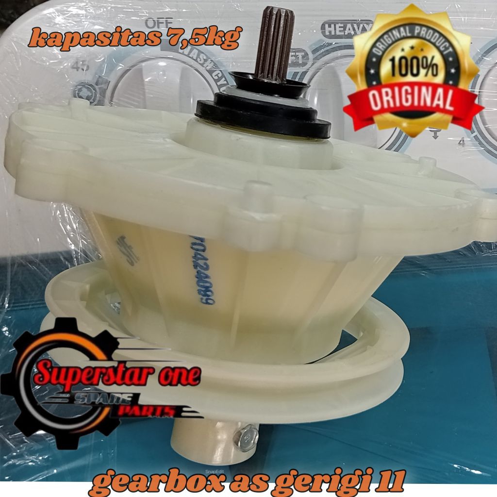 gerbox/gearbox mesin cuci LG Kapasitas 7,5kg/7,5 KG/7.5kg/7.5 kg