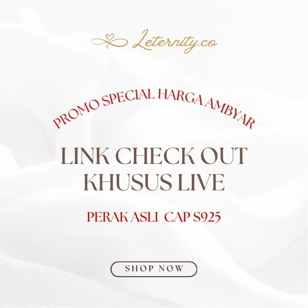 Etalase Khusus Checkout Payment Live (Cincin, Gelang, Anting, Giwang)