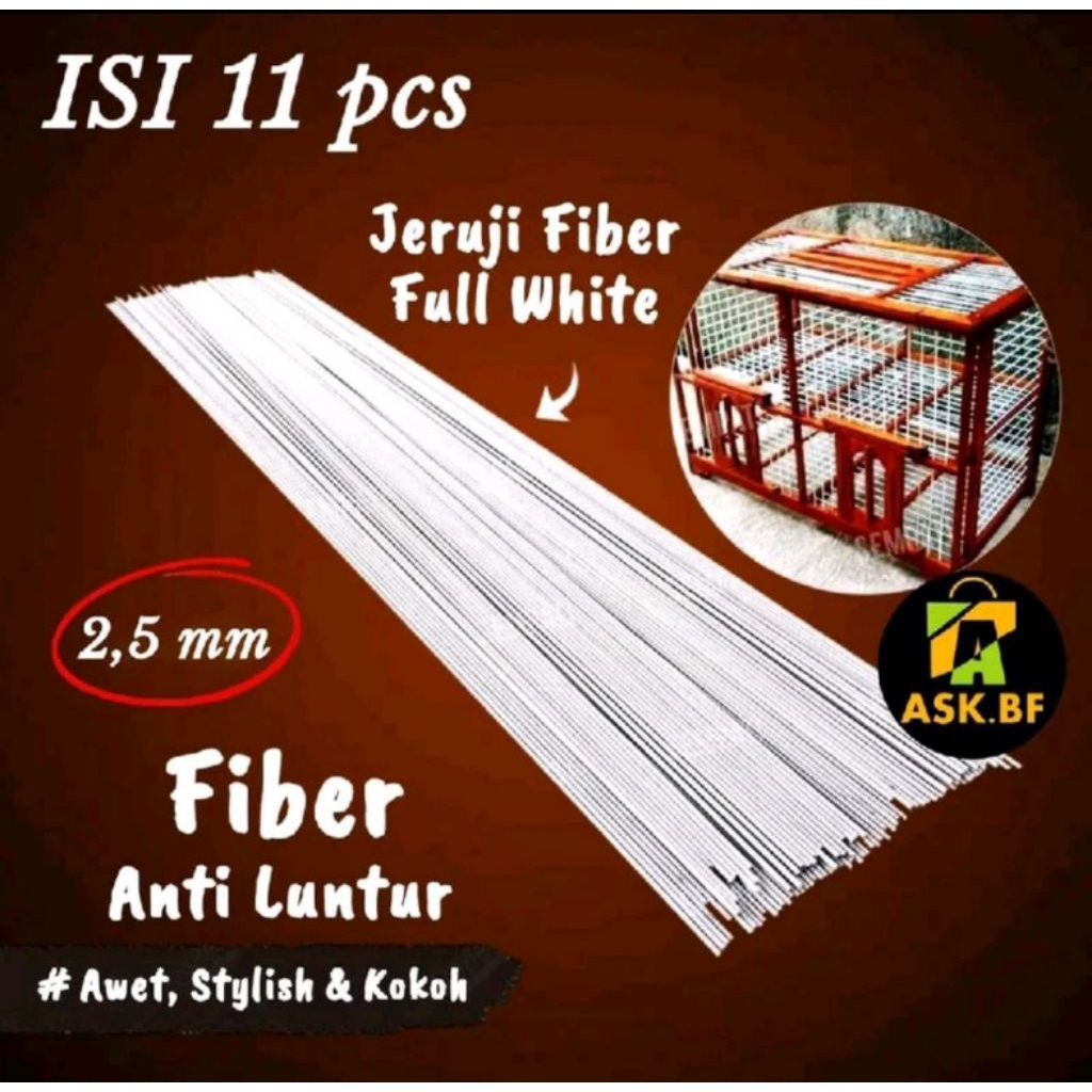 JERUJI FIBER UNTUK RENOVASI KANDANG MERPATI AYAM KICAU DLL PAKET  11PCS BONUS  GERGAJU